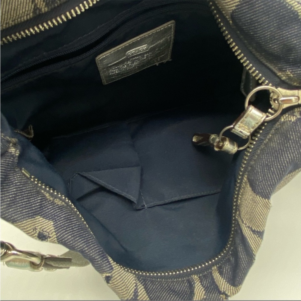 Coach Black and Silver Crossbody Bag - Picture 4 of 8